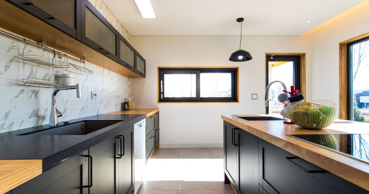 Cocina de una casa
